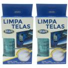 KIT COM 2 LIMPADOR LIMPA TELAS START 120ml + PANO MICROFIBRA - PARA SMARTPHONE, NOTEBOOK, TABLET, TV