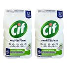 Kit com 2 Limpadores em Pó Cif Limpeza Profissional 2,4kg cada