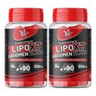 kit com 2 LipoX7 termogênico ultra concentrado 7x mais