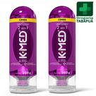 KIT com 2 Lubrificante Íntimo Gel Sexual K-med 2 Em 1 Lgbtqiap+ 203g