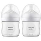 Kit com 2 Mamadeira Petala 125ML Transparente Philips AVENT SCY900/01 Kit com 2 Mamadeira Petala 125ML Transparente Philips AVENT SCY900/01