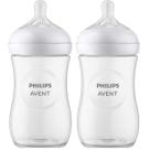 Kit com 2 Mamadeira Petala 260ML Transparente Philips AVENT SCY903/01