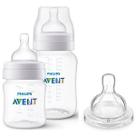 Kit com 2 Mamadeiras ANTI-COLIC 125/260ML + Bico N4 Philips AVENT SCY119/03