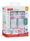Kit com 2 Mamadeiras Essense 150ml e 270ml Menina Nuk Kit com 2 Mamadeiras Essense 150ml e 270ml Menina Nuk