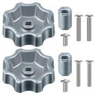 Kit com 2 manoplas para torneira externa Dreyoo com parafusos adaptadores