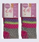 Kit Com 2 Meias Calça Bebê Algodão Menina Selene
