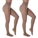 Kit com 2 Meias Calças Finas Elastano Fio 15 Selene Kit com 2 Meias Calças Finas Elastano Fio 15 Selene