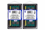 kit com 2 Memória RAM Kingston 8GB DDR3 1600MHZ 1.35V NOTEBOOK Kvr16n118