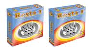 Kit Com 2 Mini Jogo De Tabuleiro Resta 1