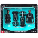 Kit com 2 Miniatura Mercedes AMG W15 Pilotos 44 Hamilton e 63 Russel Kit com 2 Miniatura Mercedes AMG W15 Pilotos 44 Hamilton e 63 Russel