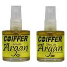Kit Com 2 Óleo De Argan Coiffer 30ml O Ouro Marroquino Anti Frizz Reparador de Pontas