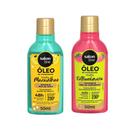 Kit com 2 Óleos de Tratamento Multy Maravilhas Banana + Morango Salon Line