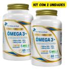 Kit com 2 Ômega 3 TG 60 Cápsulas Flora Nativa Alta Concentração EPA DHA Suplemento Alimentar