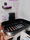 Kit com 2 ou 3 Saboneteiras Adesiva Preta Sem Furo Fixação na Parede Banheiro Lavanderia Fixação Forte Casa Organização Kit com 2 ou 3 Saboneteiras Adesiva Preta Sem Furo Fixação na Parede Banheiro Lavanderia Fixação Forte Casa Organização