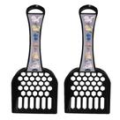 Kit com 2 Pá Higiênica para Limpar Areia do Gato e Cachorro Kit com 2 Pá Higiênica para Limpar Areia do Gato e Cachorro