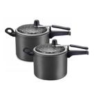 Kit com 2 Panelas de Pressão Antiaderente 7 Litros Anti Aderente Panelux 61067