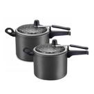 Kit com 2 Panelas de Pressão Antiaderente 7 Litros Anti Aderente Panelux 61067