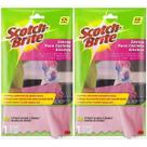 Kit com 2 Pares de Luva para Cozinha SCOTCH-BRITE TAM G Rosa 3M Kit com 2 Pares de Luva para Cozinha SCOTCH-BRITE TAM G Rosa 3M