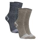 Kit Com 2 Pares De Meias Trekking Coolmax Esportiva Sport Modelo Cano Longo Selene