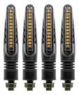 Kit Com 2 Pares Led de Pisca Pisca Farol para Motocicleta CB250F Twister CG TITAN FAN150 START 160