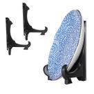 Kit Com 2 Peças Suporte Para Pratos e Azulejos Preto 20cm