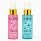 Kit com 2 Perfume Capilar Feminino Fragrâncias Be Euroderm 60ml cada