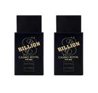 Kit Com 2 Perfumes Billion Cassino Royal Maculino 100ml - Paris Elysees