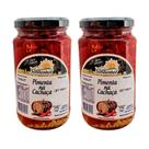 Kit com 2 Pimenta Fatiada na Cachaça Conserva 320g cada - Fazenda Sonnenhof