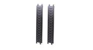 Kit com 2 piso metálico 1,50 x 0,37m para andaime - metalpama