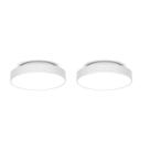 Kit com 2 Plafons para 4 Lâmpadas Redondo 50cm 7653 Jd Molina