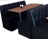 Kit Com 2 Poltronas Booth E 1 Mesa 1.50m, Restaurante