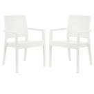 Kit Com 2 Poltronas Milano Vime Ratan Sintetico S jantar E Jardim