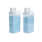 Kit com 2 porta sabão em pó 2,3L com copo dosador e travas - Oikos Kit com 2 porta sabão em pó 2,3L com copo dosador e travas - Oikos