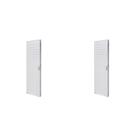 Kit com 2 Portas de Aço Lambri 215x83cm Batente 12cm Qualitysol Ramassol Branco Kit com 2 Portas de Aço Lambri 215x83cm Batente 12cm Qualitysol Ramassol Branco