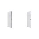 Kit com 2 Portas de Aço Lambri 215x83cm Batente 12cm Qualitysol Ramassol