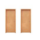 Kit com 2 Portas de Madeira 210x80cm Espessura 3,5cm Mso Natural Eucatex