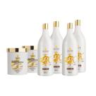 Kit Com 2 Pós Descolorantes Branco e 2 Ox de 20 e 2 Ox de 30