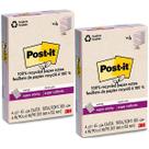 Kit com 2 POST-IT Notas 4621R Coleçao Viajar 4 Blocos 101MM X 152MM