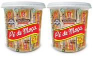 Kit com 2 Potes de Pé de Moça Pote com 23un de 45g DaColônia