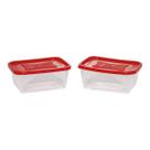 Kit Com 2 Potes Grandes Plasticos 1270 Ml Jaguar Kit Com 2 Potes Grandes Plasticos 1270 Ml Jaguar