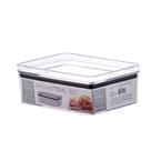 Kit com 2 potes porta frios hermético empilhável 770 ml