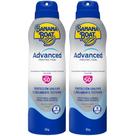 Kit com 2 Protetor Solar Banana Boat Advanced Protection Fps 50 Aerosol spray 170g