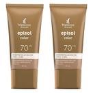 Kit com 2 Protetor Solar Episol Color Tom 2 Claro FPS 70 40ml cada