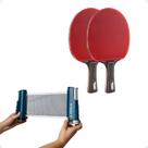 Kit com 2 Raquetes JOOLA Match Pro + Rede Retrátil