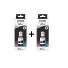 Kit com 2 refil de tinta original epson 504 preto com 127ml cada
