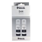Kit com 2 Refil de tinta Preto T544120-2P compatível Epson para ecotank L1250