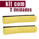 Kit com 2 Refil Para Mop Rodo Mágico Espuma Esfregão Alta Absorção