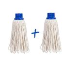 Kit com 2 Refis Mopinho de Algodão 190g para Limpeza Profissional