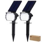 Kit com 2 Refletores Solares com Espeto, à Prova dÁgua, 3 Níveis de Brilho