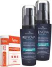 Kit Com 2 - Renova Sérum Facial Preenchedor Antirrugas + Ácido Hialurônico 30ml Sofisticatto + 1 Vitamim C+